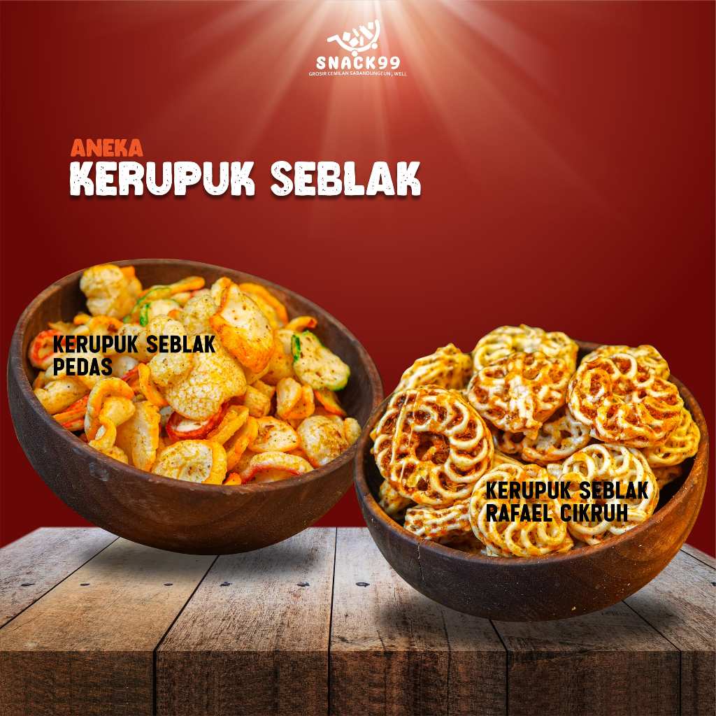 

[ Terlaris Snack 99 Pusat Jajanan Grosir ] Kerupuk Seblak Rafael Cikruh Pedas Cemilan Gurih dan Pedas Daun Jeruk Curah Kiloan Ecer