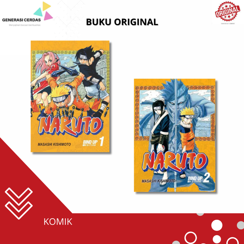 Naruto Bind Up Edition 01 - Naruto Bind Up Edition 02 - Masashi Kishimoto - Generasi Cerdas