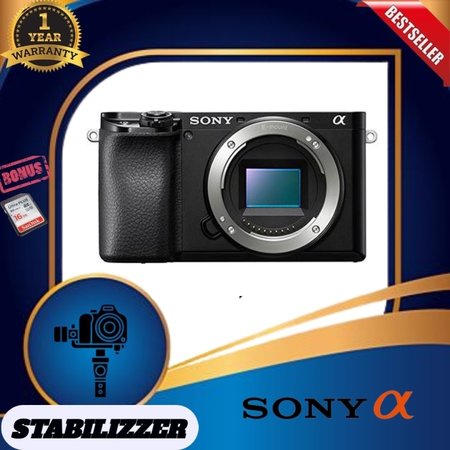 Sony Alpha 6100 Mirrorless Camera - APS-C CMOS 24MP