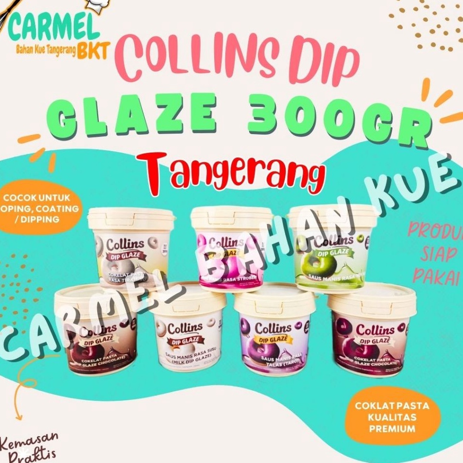 

Hemat Keras TANGERANG Collins Dip Glaze 3gr Aneka Rasa