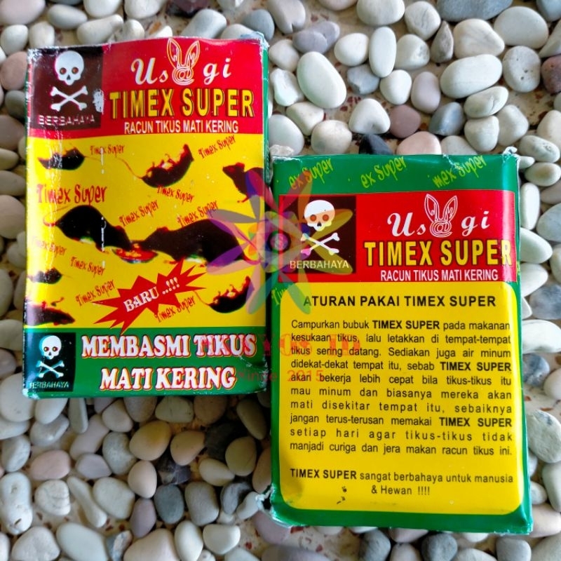 Racun Tikus Timex Super Ampuh Kemasan / Racun Tikus Timex Super Racun Tikus Mati Kering Tanpa Mening