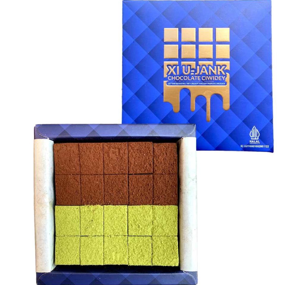 

Spesial Edition XIUJANK NAMA MIX MATCHA DARK CHOCOLATE