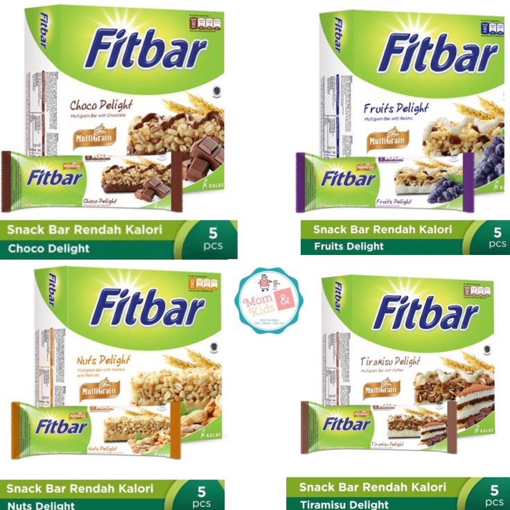 

Pro Hemat Fitbar Multigrain 11 gr 5 x 22gr Fit Bar Snack Rendah Kalori