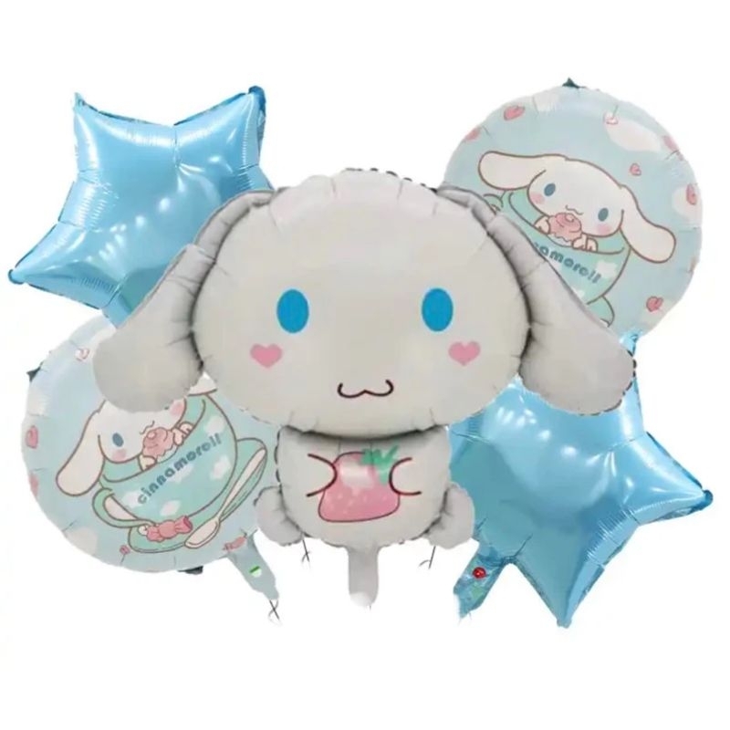 Balon CINNAMOROLL Paket perlengkapan dekorasi pesta ulang tahun CINNAMOROLL perlengkapan pesta ultah