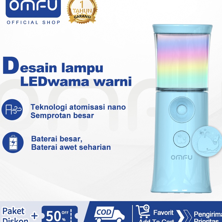 Hot Sale Omfu nano spray facial mist sprayer nano spay cod mini portable murah FS5