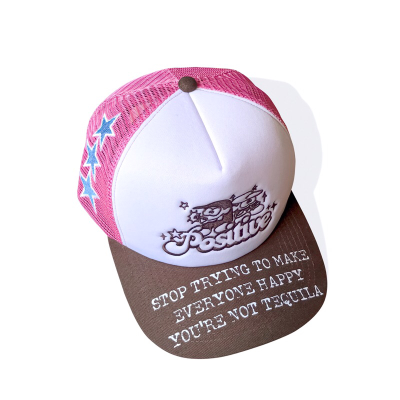 Y2K Trucker hat / topi jaring / trucker hat By POSITIVE OFFICIAL
