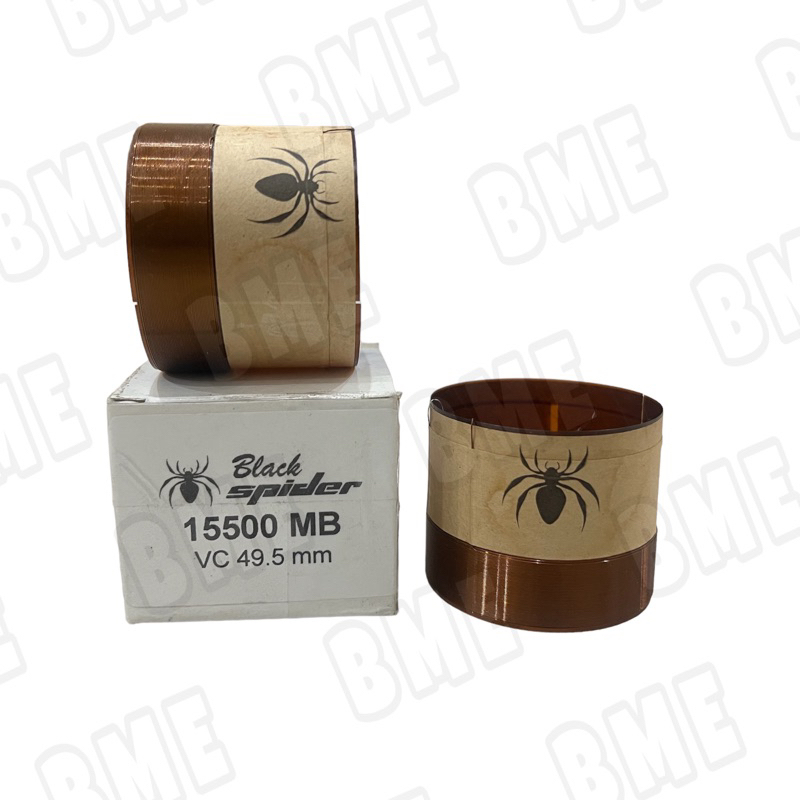 Spool voice Coil Spul Speaker 15 inch Black Spider 15500 VC 49.5MM 15"