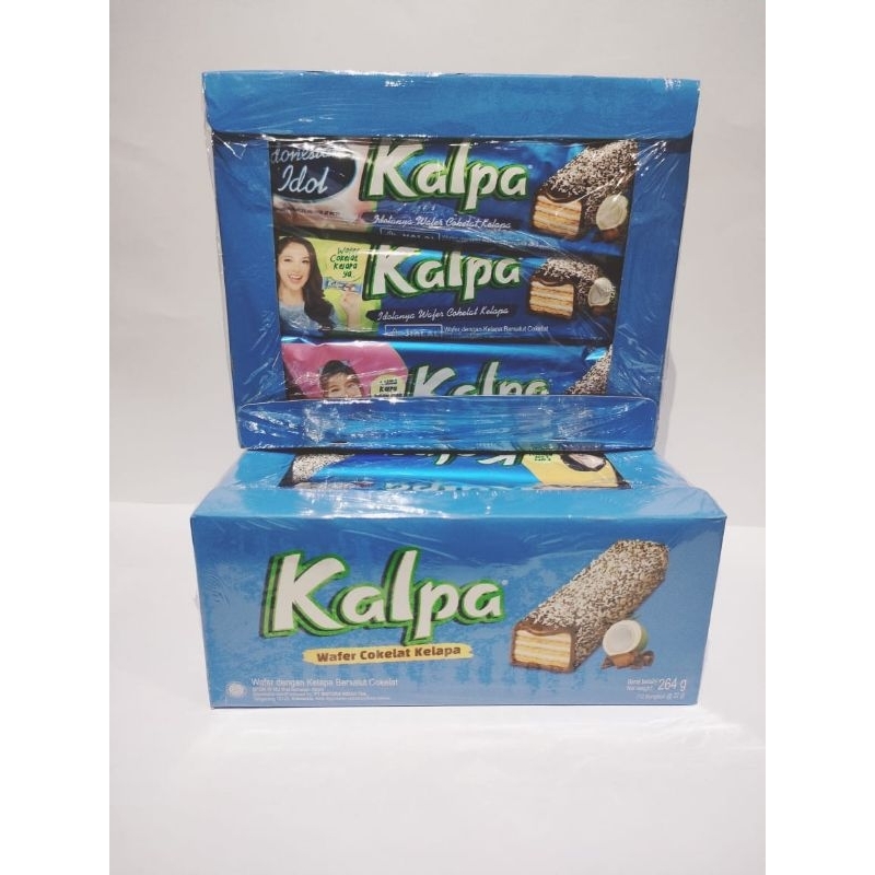 

kalpa wafer cokelat kelapa 1 box isi 12 pcs