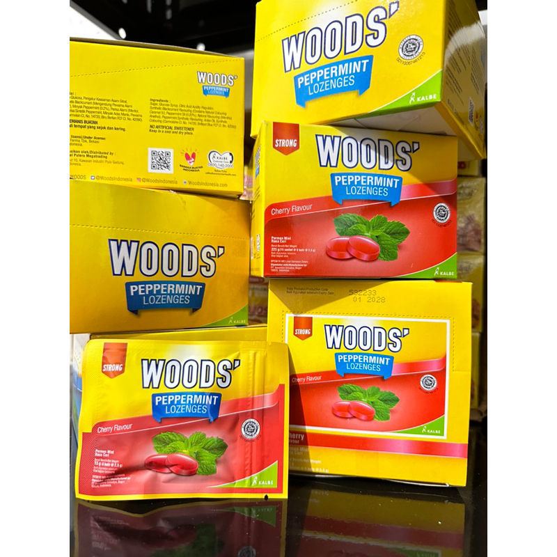 

Permen Woods Peppermint Lozenges Rasa Cherry