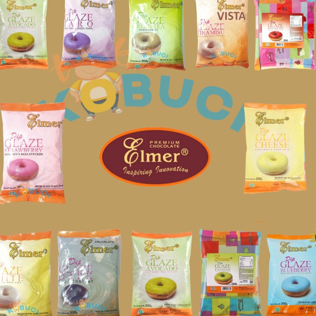 

Sale Elmer Dip Glaze Topping Donat Doughnut 2 gram g