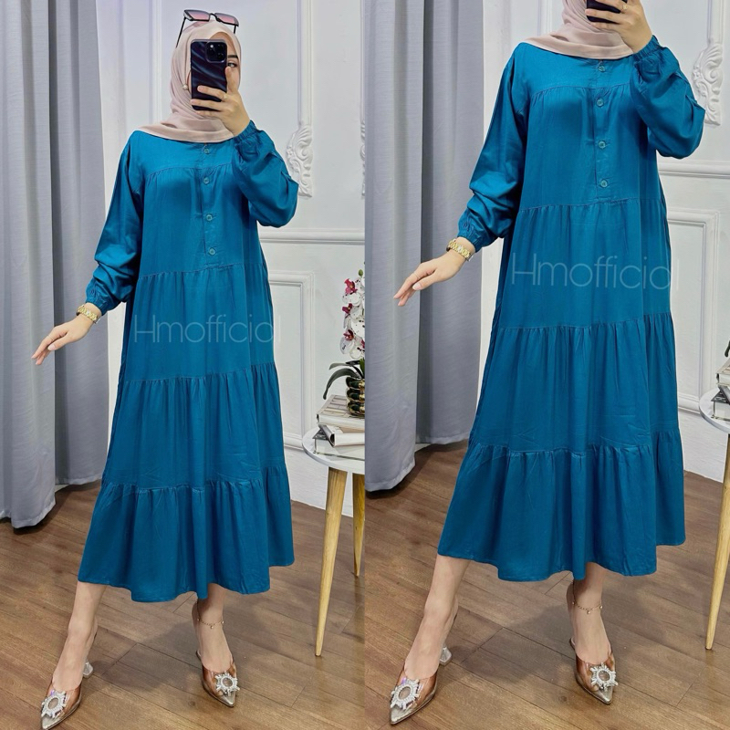 Raisa Midi Dress Rayon Twill Ori