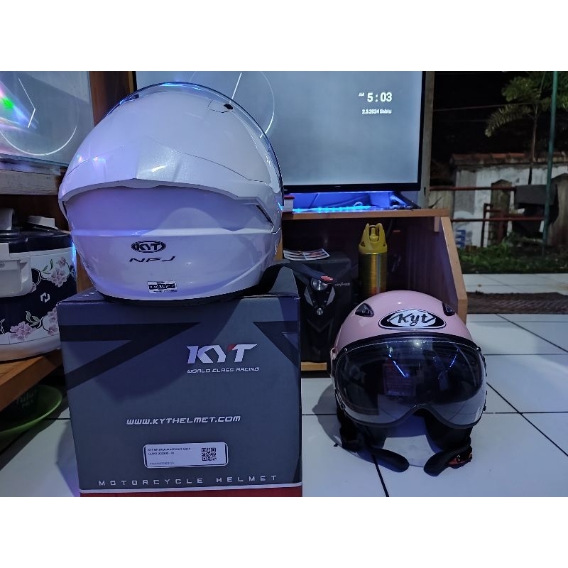 Helm KYT NFJ size XL second