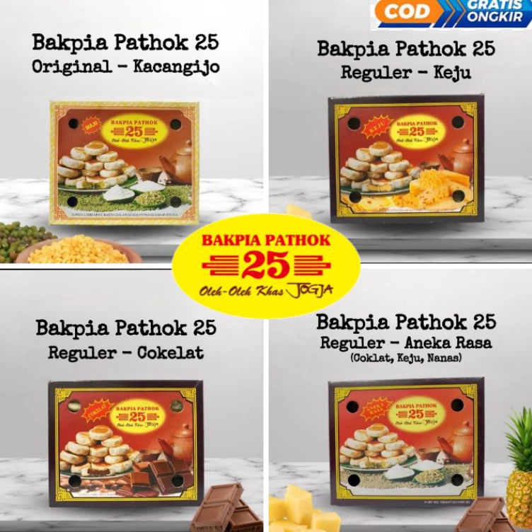 

Mau BAKPIA PATHOK 25 Original Isi 15 Packing Aman Anti Remuk