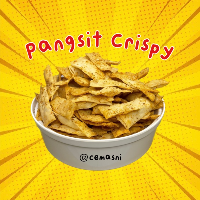 

Pangsit Crispy Cemasni Box 650 ML | Kerupuk Pangsit Goreng