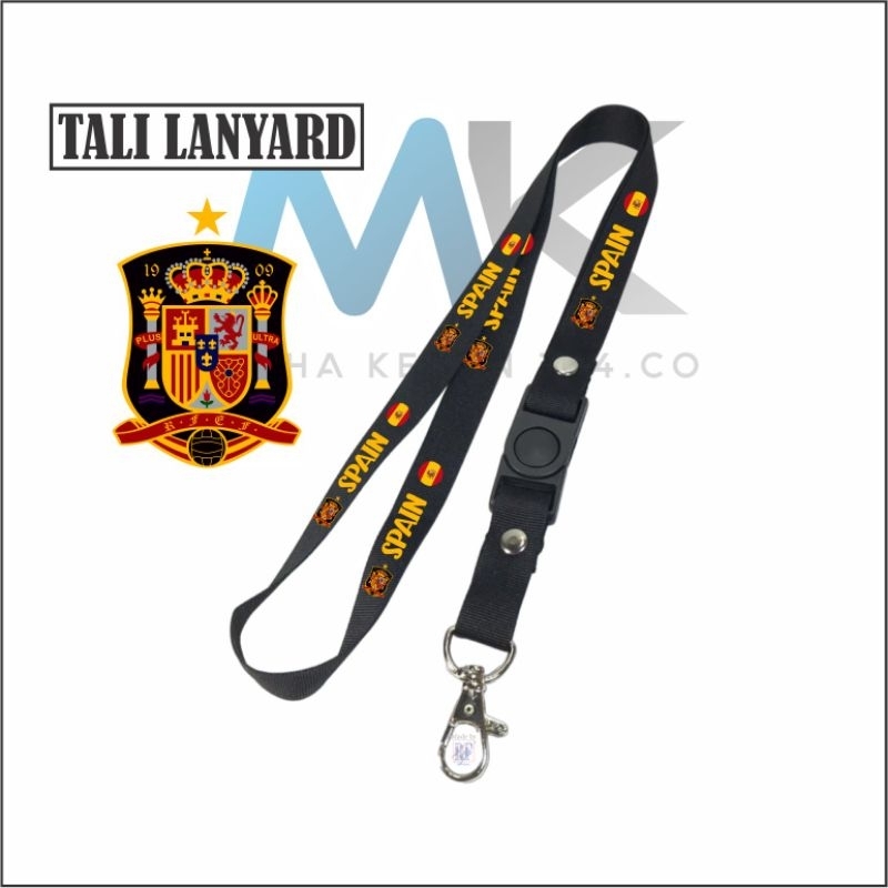 

TALI LANYARD SEPANYOL LOGO FOOT BALL SPAIN SEPANYOL- TALI ID CARD GANTUNGAN KUNCI GANTUNGAN FLASHDISK GANTUNGAN NAMETAG TALI LANYARD BEST SELLER COD