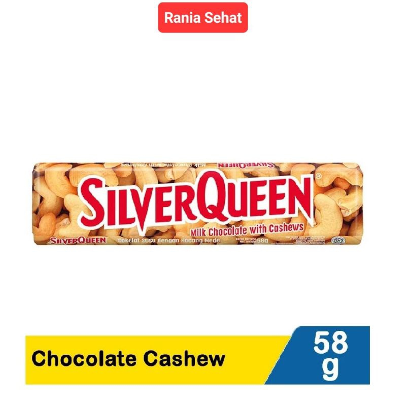 

SilverQueen Milk Chocolate Cashew 58gr