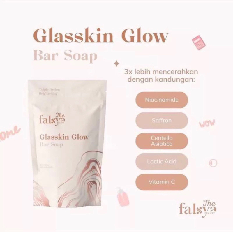 READY Sabun Falsya Glasskin Glow Bar Soap [BPOM]