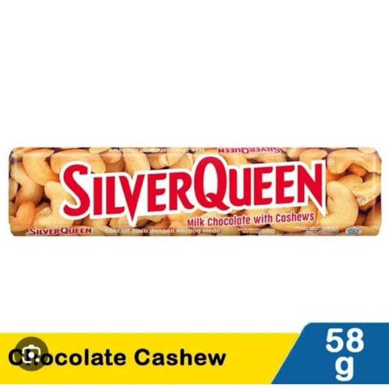 

SILVERQUEEN 58 gram / SILVERQUEEN ALMOND / SILVERQUEEN CASHEW