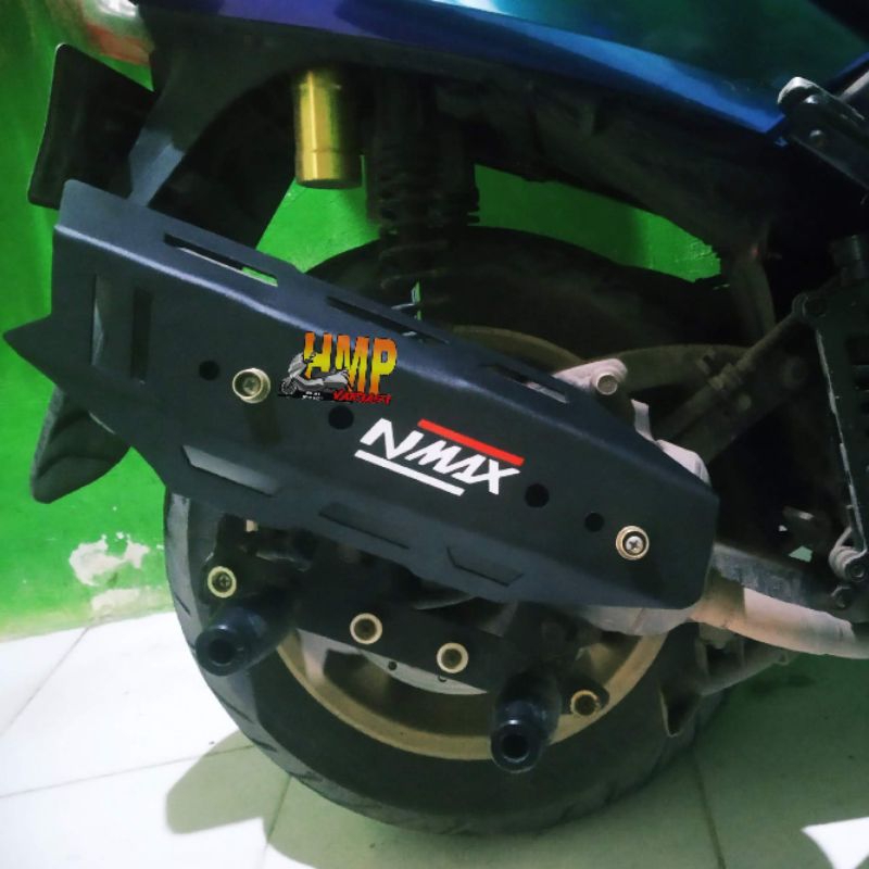 cover / tutup knalpot bahan besi anti Pecah yamaha Nmax