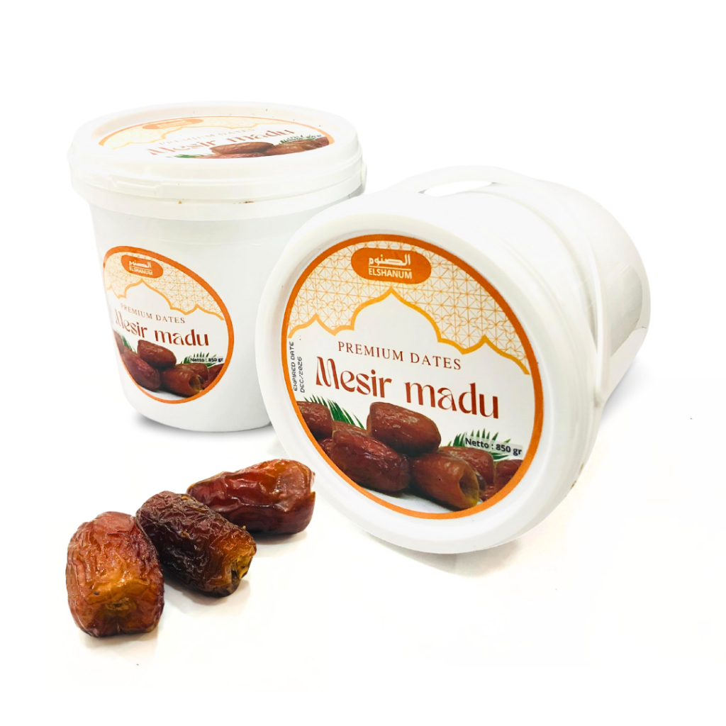 

( C O D ) kurma Mesir Madu 850gr Kemasan Ember premium Elshanum PREMIUM / KURMA MESIR PREMIUM