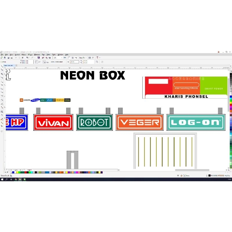 jasa neon box mini
