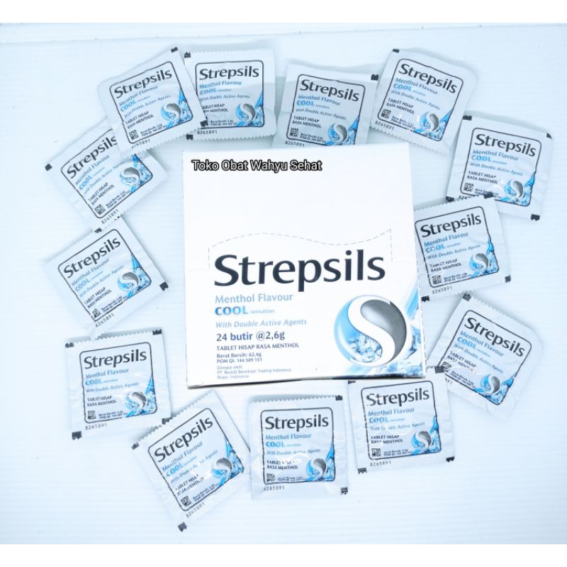 

streapsils Permen Pelega Tenggorokan 1 Box Isi 24 pcs