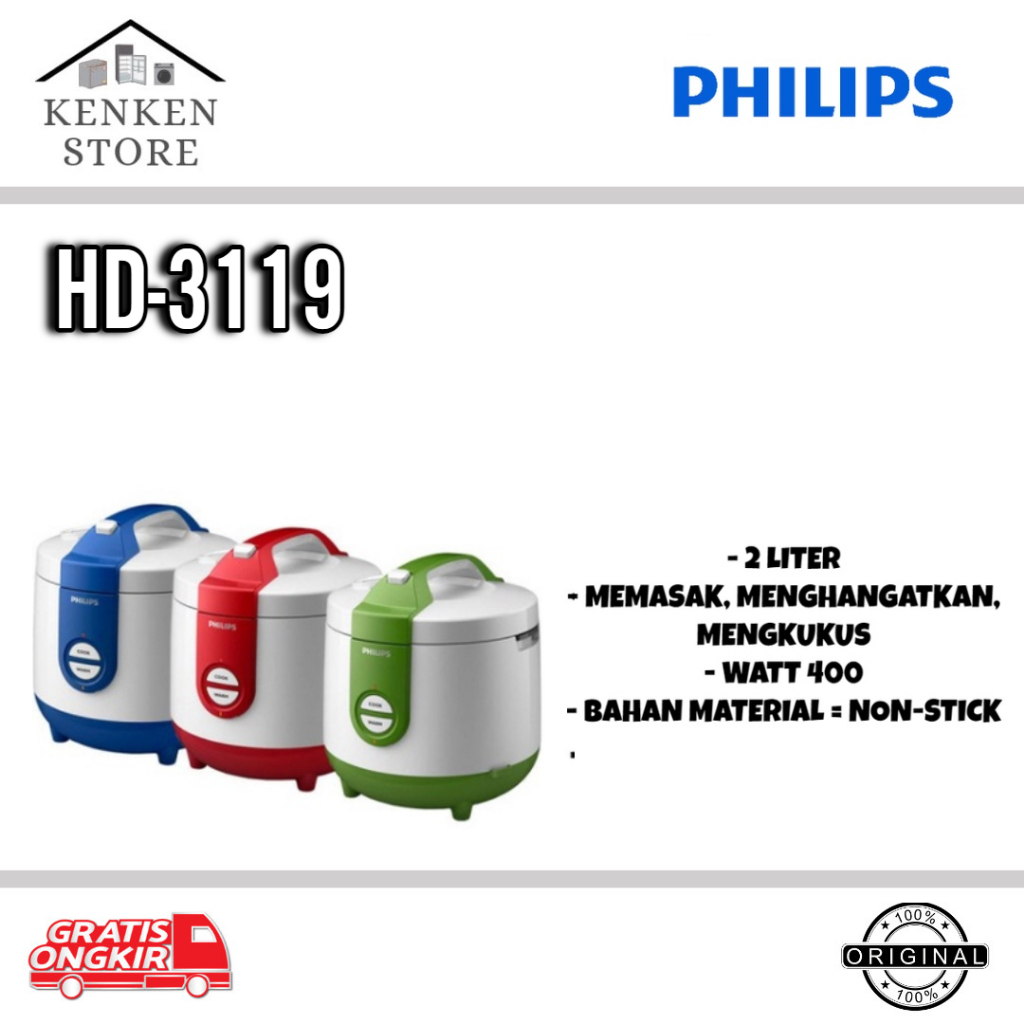 RICE COOKER PHILIPS  HD-3119