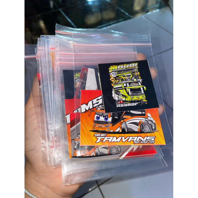 

STIKER BUS / stiker murah / stiker bis / stiker basuri / stiker telolet