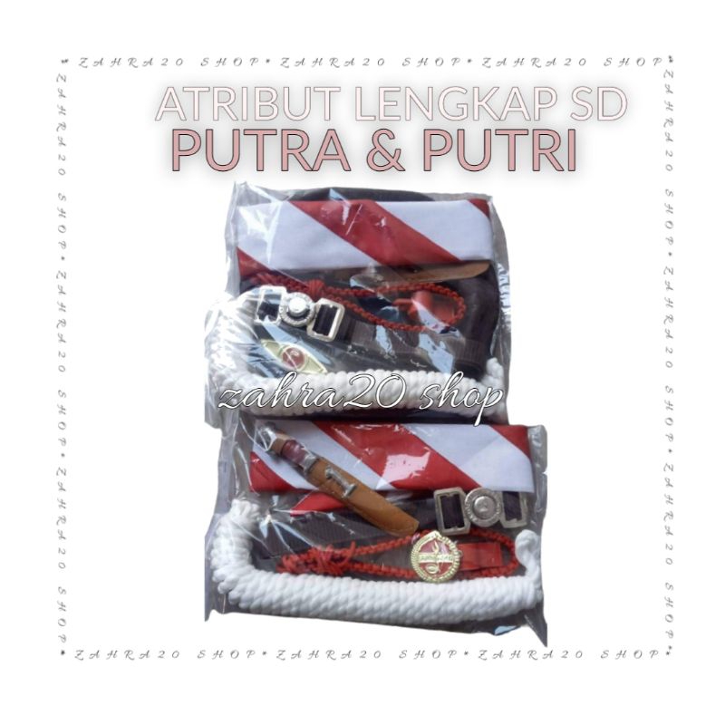 ATRIBUT SET LENGKAP PRAMUKA SD