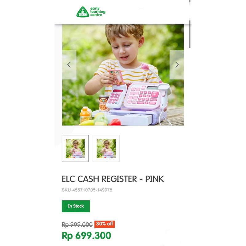 ELC CASH REGISTER - PINK