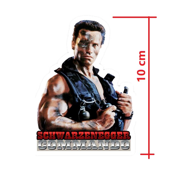 

Stiker Commando Arnold Schwarzenegger