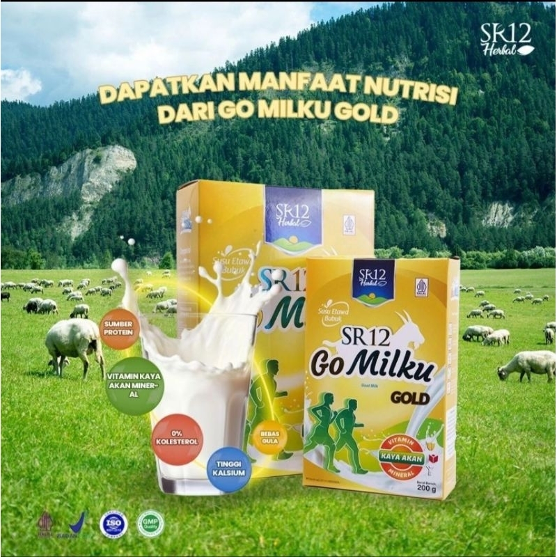 

SR12 GOMILKU GOLD ORIGINAL 600GR | SUSU KAMBING ETAWA GOLD UNTUK LANSIA | SUSU KESEHATAN