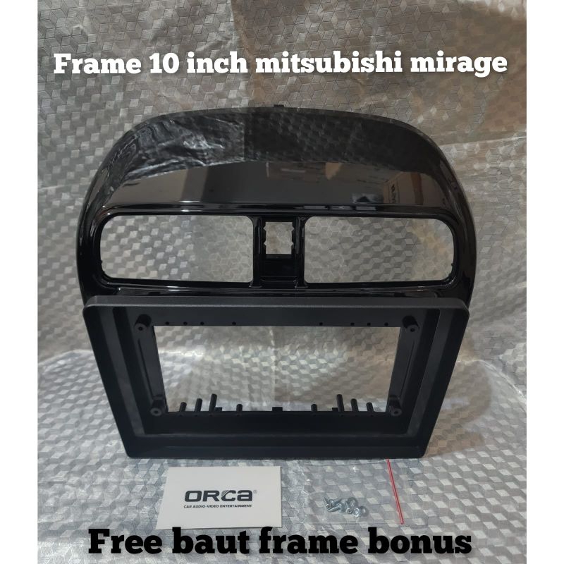frame head unit android 10 inch mobil mitsubishi mirage