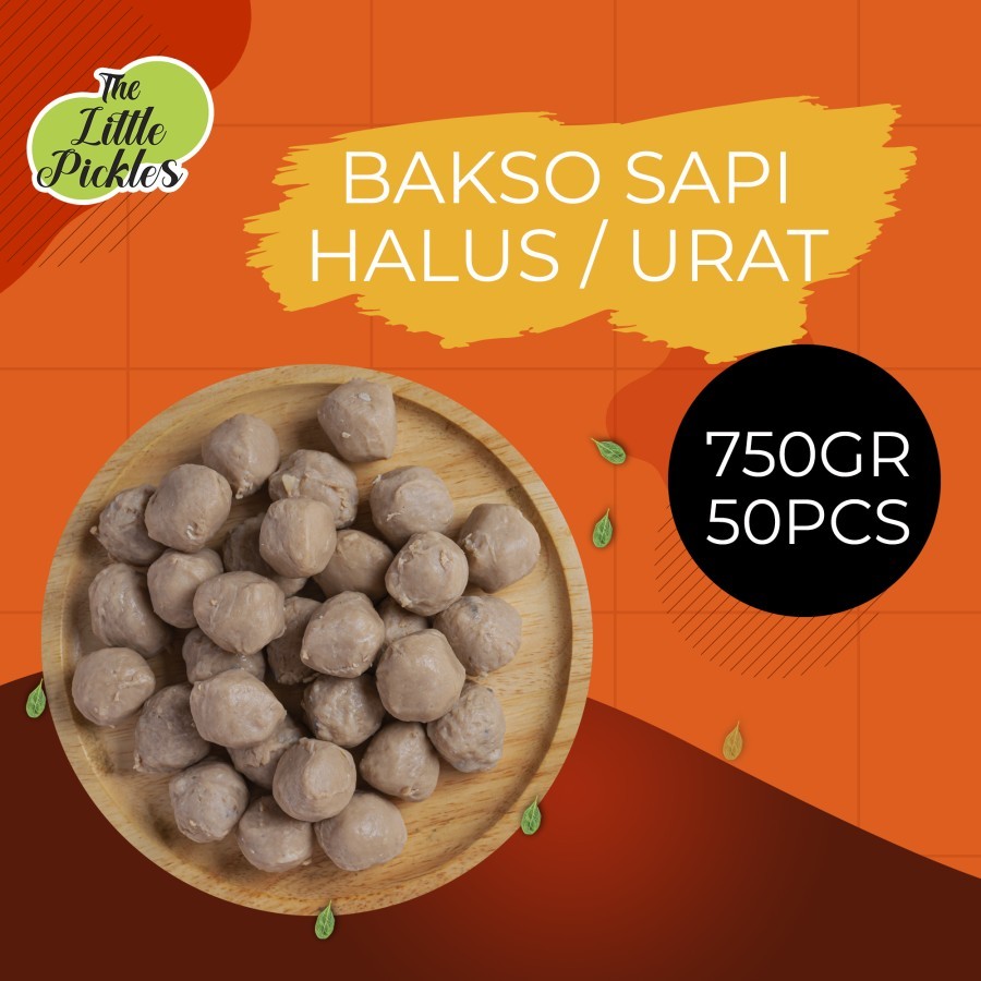 

Bakso sapi halus / urat frozen 750gr 50pcs