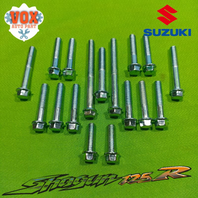 Baut Blok Mesin Kopling Magnet Kanan Kiri Suzuki Shogun 125 R, Shogun 125 SP-Arashi, Shogun Axelo