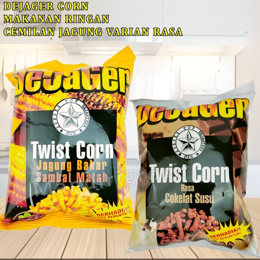 

Makanan Ringan Twist Corn * Dejager Snack * Snack Varian Rasa