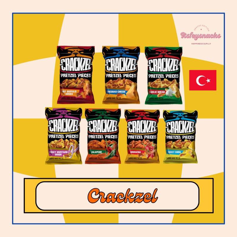 

[VENUS CRACKZEL] PRETZEL PIECES MADE IN TURKEY CEMILAN BERBENTUK POTONGAN PRETZEL 85gr