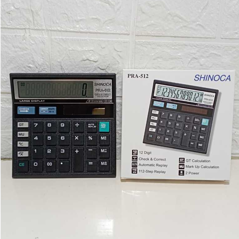 

KALKULATOR SHINOCA 12 DIGIT PRA-512