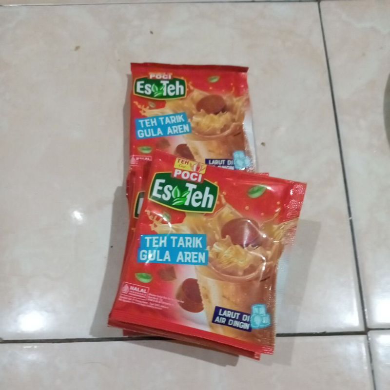 

poci es teh tarik gula aren 25gr ×10 sachet