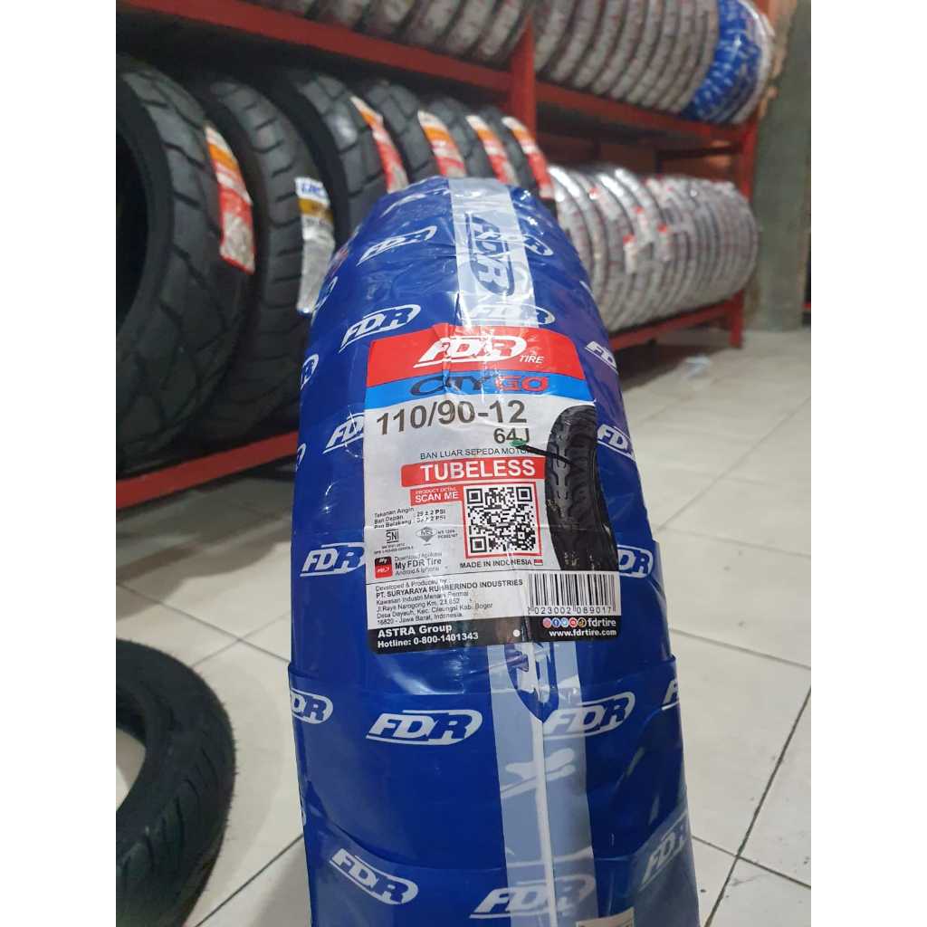 BAN FDR CITYGO 110/90-12 TUBELESS