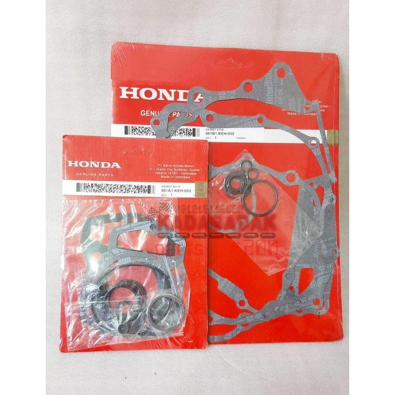 ORI SET Oring Perpak Packing Gasket Kit A B Bak Kopling Magnet Kanan Kiri Original Honda Tiger Revo 