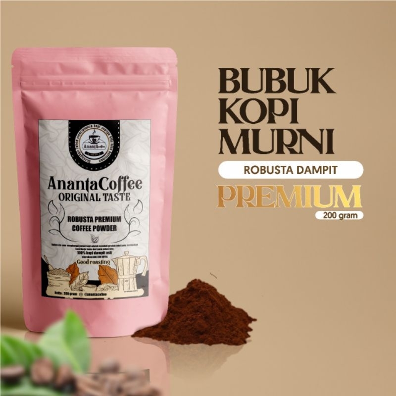 

Bubuk Kopi Robusta Dampit Murni 200 Gram kopi Robusta Dampit Malang Bubuk Murni