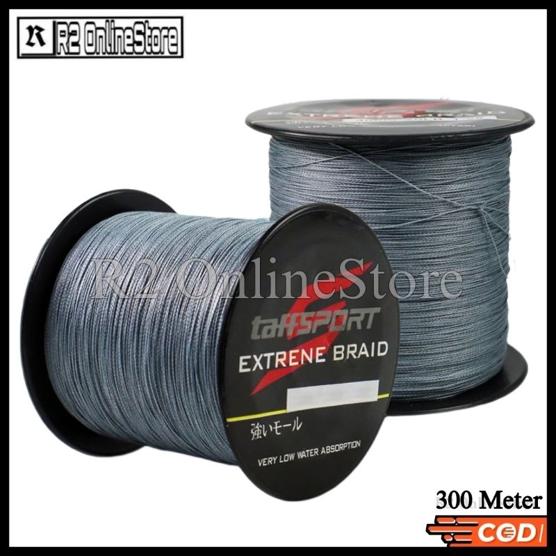 (BISA COD) Senar Benang Tali Pancing Extreme Braid Line 0.4 | 0,8 | 1.2 | 2.5 | 3.0 | 5.0 300 Meter 