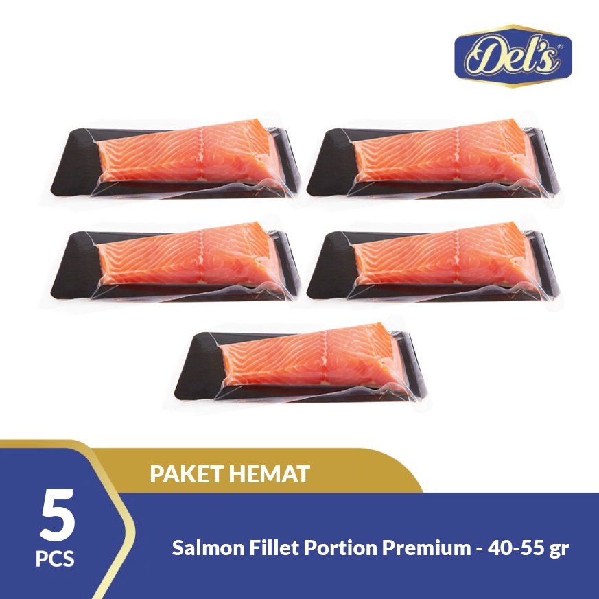 

Big sale els Bunling Hemat Salmn Fillet Frzen Prtin Premium 5x5Gr 7P