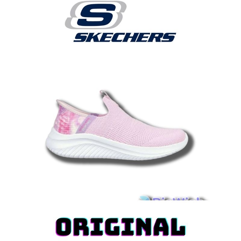 Sepatu Skechers Ultra Flex 3.0 Wild Lite Pink Women's ( 303801L/LTPK ) Original