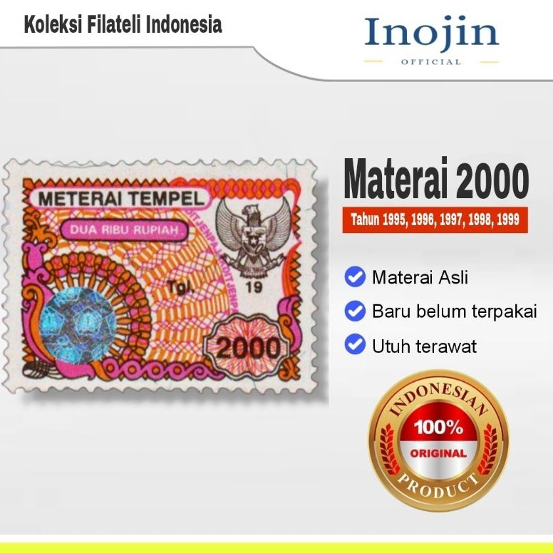 

Super prm Materai 2 Tahun 1996 1997 1998 1999 Matrai Tempel Lama Asli riginal Ps 83