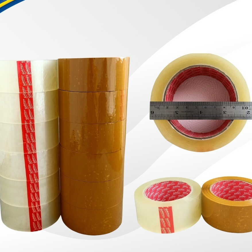 

LAKBAN MURAH BENING COKLAT MURAH 2 INCH 48x100YARD | SOLATAPE (1 SLOP ISI 6PCS)