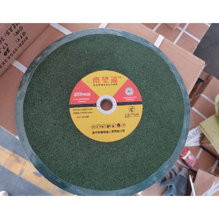 Mata Gerinda Duduk 14 Inch Disc Cutting Wheel Batu Potong Grinda Besi Alumunium Stainless