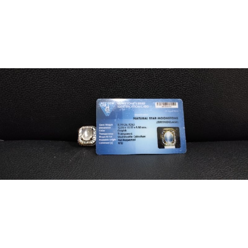 BATU NATURAL STAR MOONSTONE / BIDURI BULAN HQ BARANG LAMA MEMO 2014