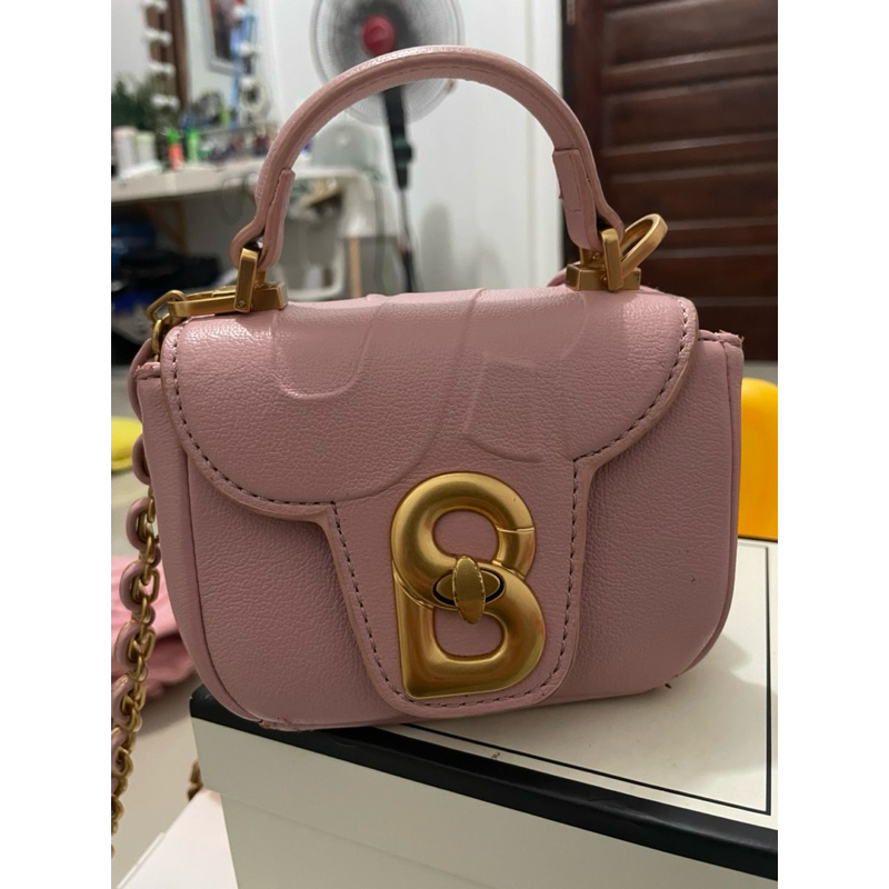 Alma Flap Bag Micro - Rose Buttonscarves